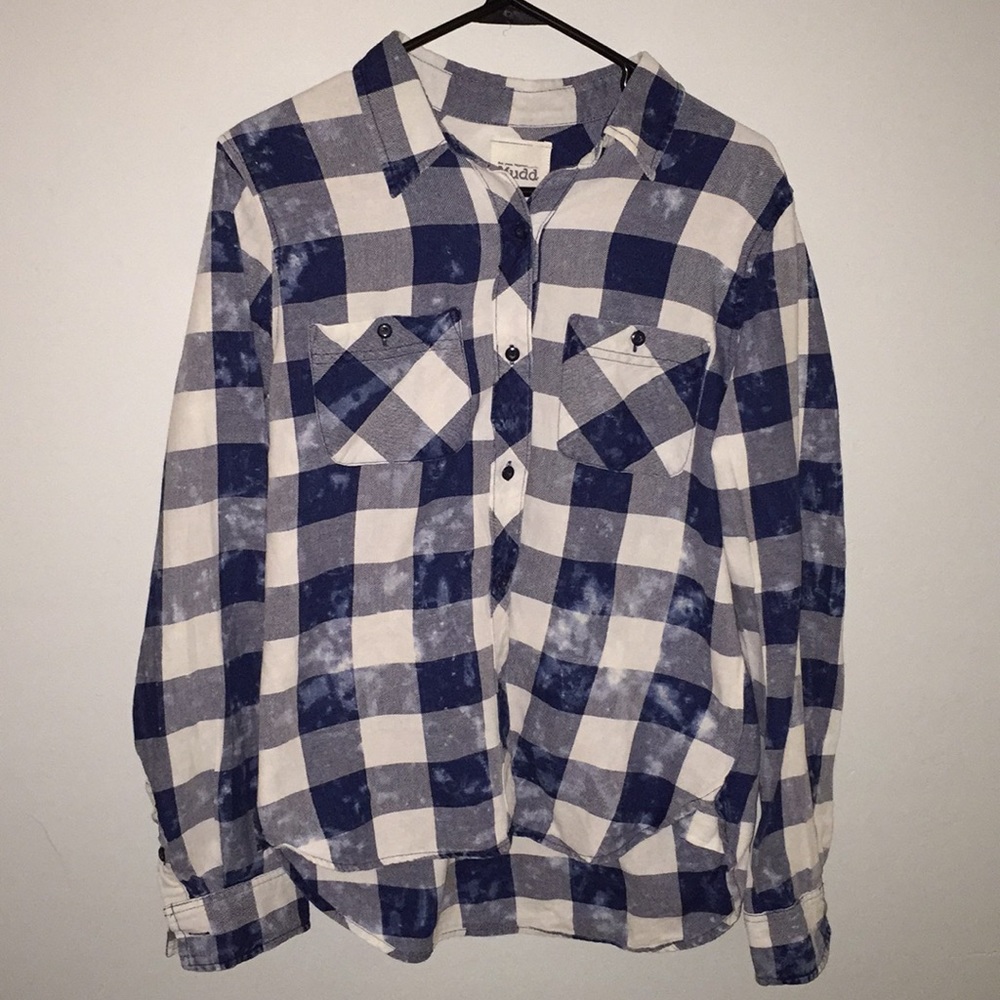 dark blue flannel